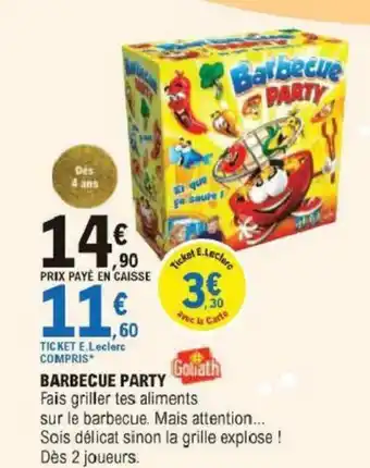 E.Leclerc Barbecue Party offre
