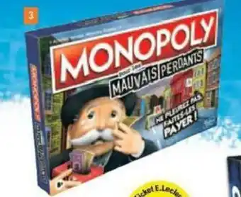 E.Leclerc Monopoly Pour Les Mauvais Perdants offre