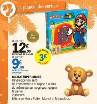 E.Leclerc Match Super Mario offre