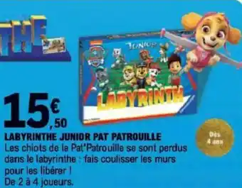 E.Leclerc Labyrinthe Junior Pat Patrouille offre