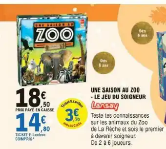 E.Leclerc Une Saison Au Zoo offre