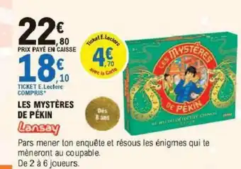Les Mystères de Pékin