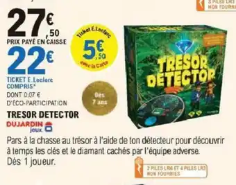 E.Leclerc Tresor Detector offre