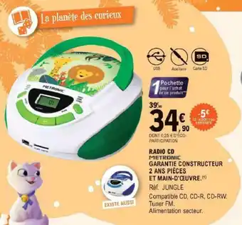 E.Leclerc Radio CD offre