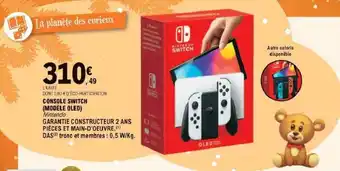 E.Leclerc Console switch (modèle oled) offre