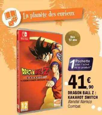 E.Leclerc Dragon ball z: kakarot switch offre