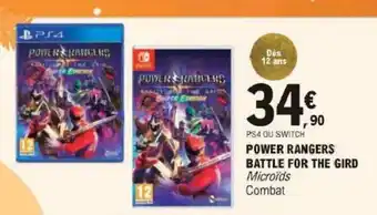 E.Leclerc Power rangers battle for the gird offre