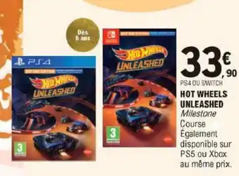 E.Leclerc Hot wheels unleashed offre