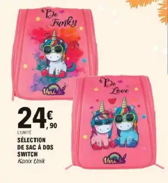 E.Leclerc Sélection de sac à dos switch offre