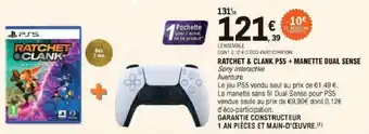 Ratchet & clank PS5 + manette dual sense