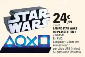 E.Leclerc Lampe star wars ou playstation 5 offre