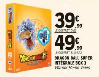 E.Leclerc Dragon ball super intégrale box 3 offre