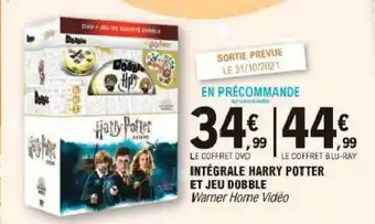 E.Leclerc Intégrale harry potetr et jeu dobble offre