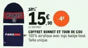 Coffret bonnet et tour de cou
