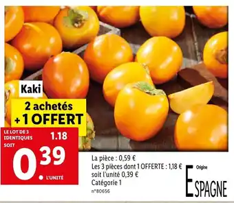 Lidl Kaki offre