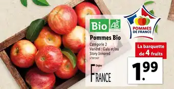 Lidl Pommes bio offre