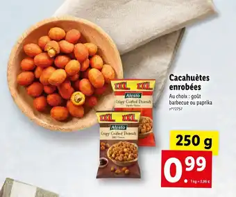Lidl Cacahuètes enrobées offre