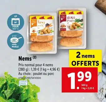 Lidl Nems offre