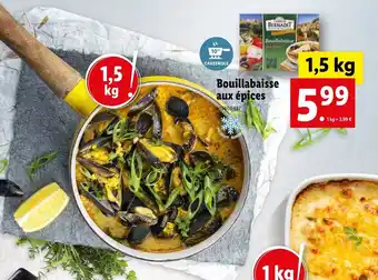 Lidl Bouillabaisse aux épices offre