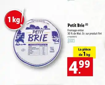 Lidl Petit brie offre