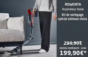 Blanc Brun Aspirateur balai offre