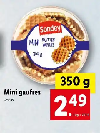 Mini gaufres