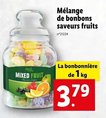 Lidl Mélange de bonbons saveurs fruits offre