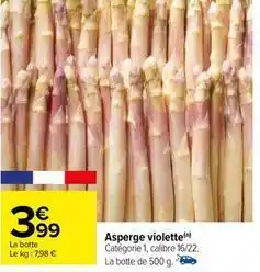 Carrefour Asperges offre