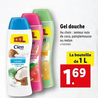 Lidl Gel douche offre
