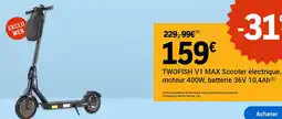 Auchan Gardenstar - parasol push up aluminium 2,7m offre