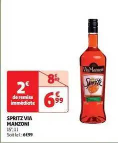 Auchan Via manzoni - spritz offre