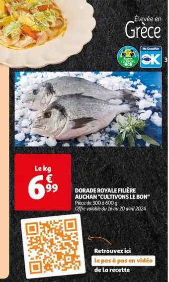 Auchan Filiere auchan - dorade royale cultivons le bon offre