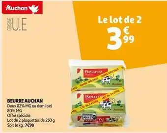 Auchan Auchan - beurre offre