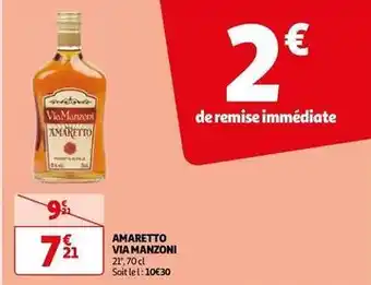 Auchan Via manzoni - amaretto offre