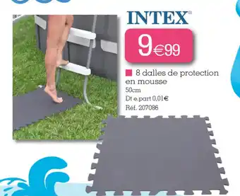 8 dalles de protection