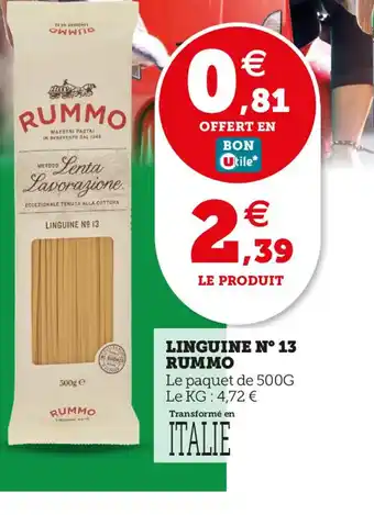 Utile LINGUINE N° 13 RUMMO offre