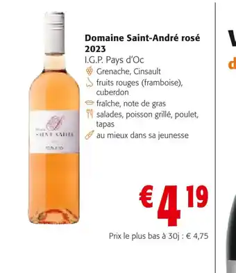 Colruyt Domaine Saint-André rosé offre