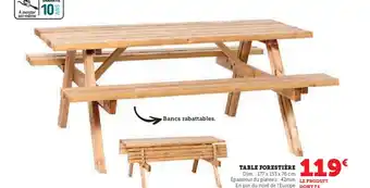 Hyper U TABLE FORESTIÈRE offre