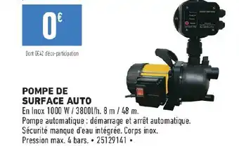 Brico Cash POMPE DE SURFACE AUTO offre