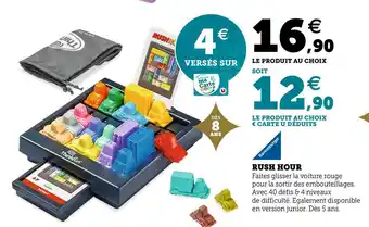 Hyper U Ravensburger rush hour offre