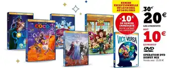 Super U Disney operation dvd disney mix offre