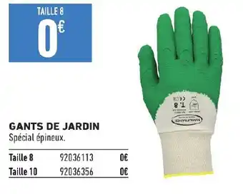 Brico Cash GANTS DE JARDIN offre