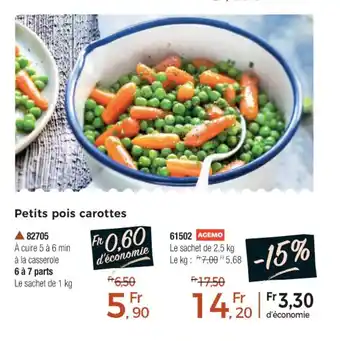 Thiriet Petits pois carottes offre