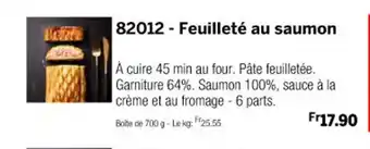 Thiriet 82012- Feuilleté au saumon offre