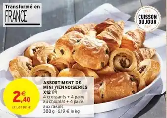 Intermarché Assortiment de mini viennoiseries offre