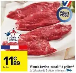 Carrefour Viande bovine offre