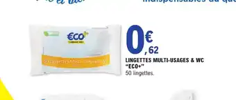 E.Leclerc LINGETTES MULTI-USAGES & WC offre