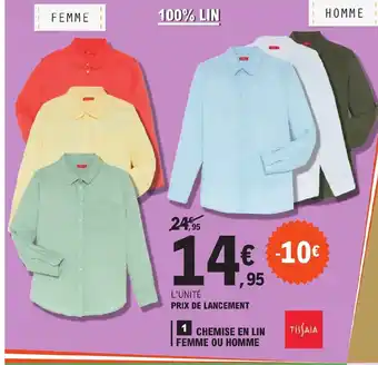 Chemise tissaia outlet