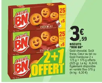 E.Leclerc BISCUITS "MINI BN" offre