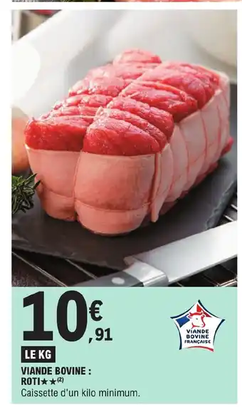 E.Leclerc VIANDE BOVINE : offre